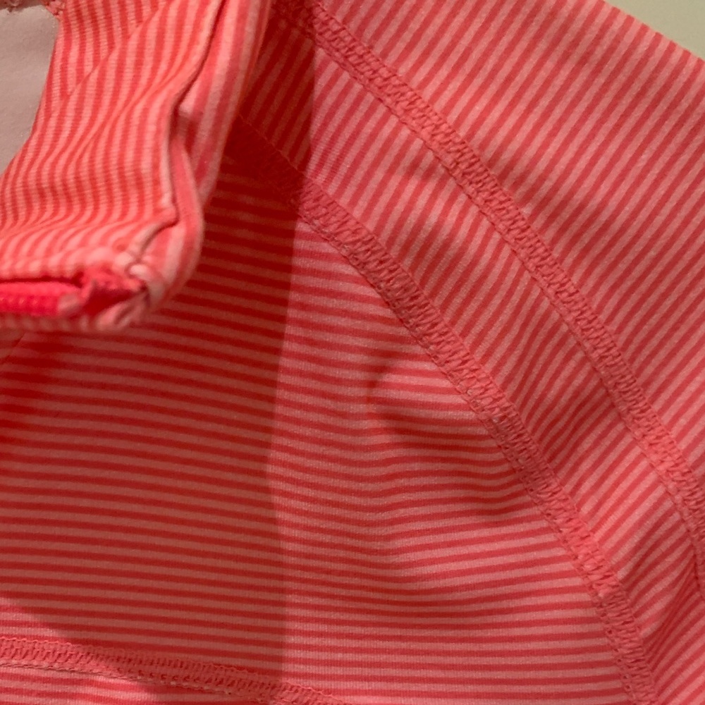 Pink Striped zip up - Picture 3 of 3
